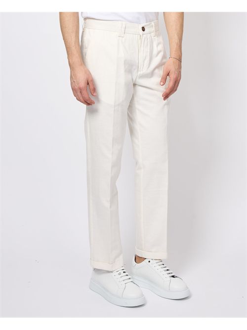 Pantaloni uomo Yes Zee modello chinos con pinces YES ZEE | P660-PH000107